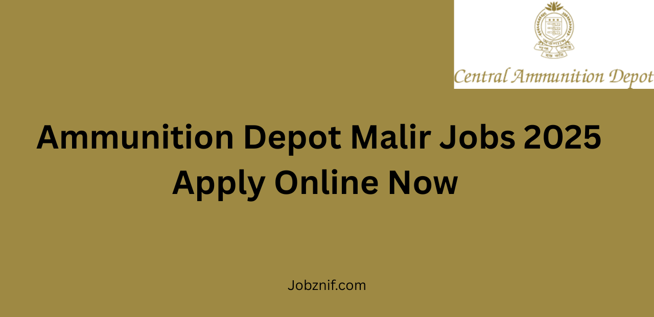 Ammunition Depot Malir Jobs 2025
