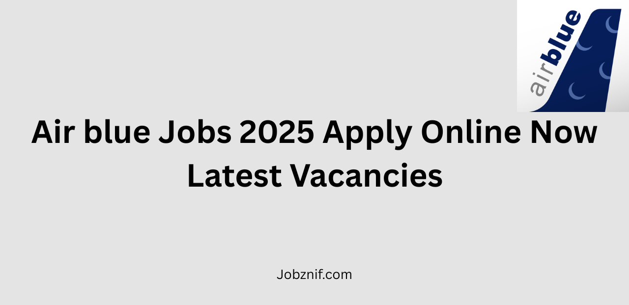 Air blue Jobs 2025